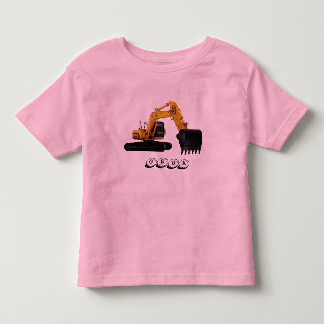 grúa toddler T-Shirt (Front)