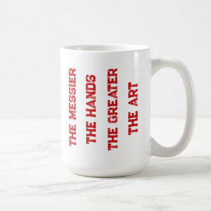 Grubby Hands Studio Logo + Motto Mug