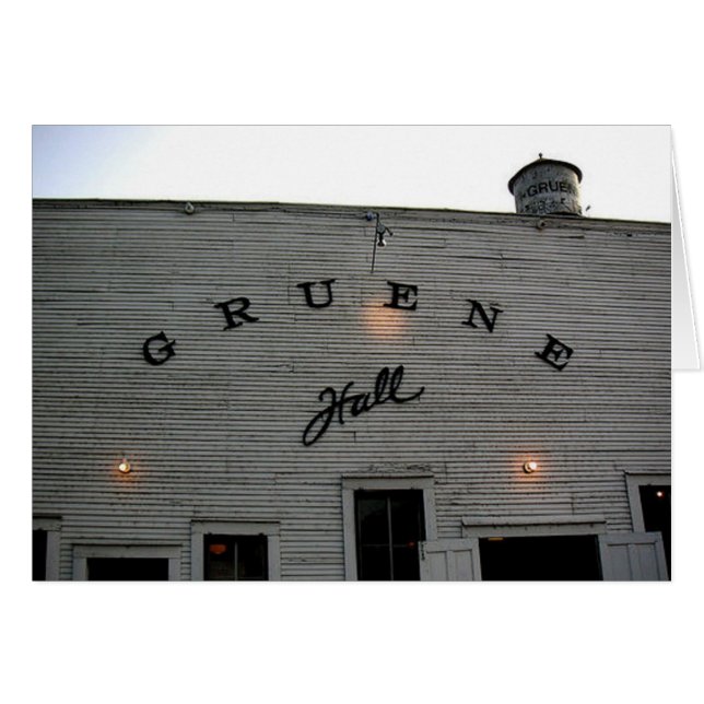 Gruene Hall (Front Horizontal)