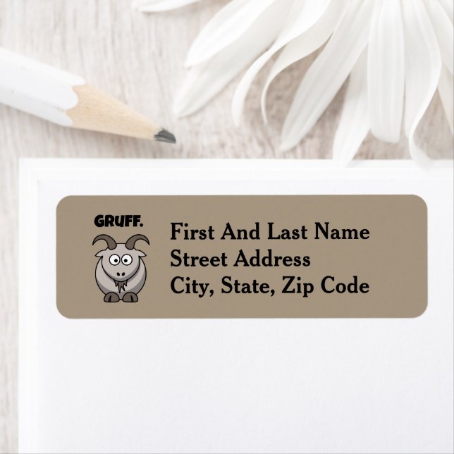 Gruff Grey Goat Funny Fairy Tale Cartoon (Insitu)