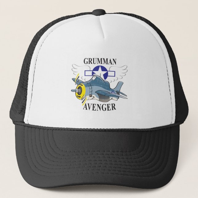 grumman avenger trucker hat (Front)