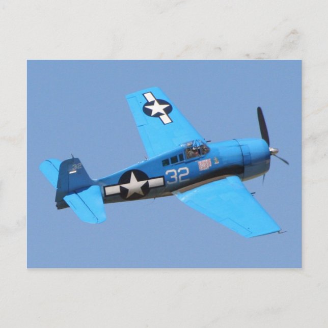 Grumman F6F Hellcat Postcard (Front)