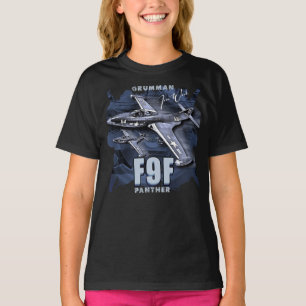 Grumman F9F Panther Carrier-Based Jet Fighter T-Shirt