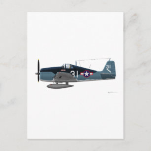 Grumman F-6F Wildcat Postcard