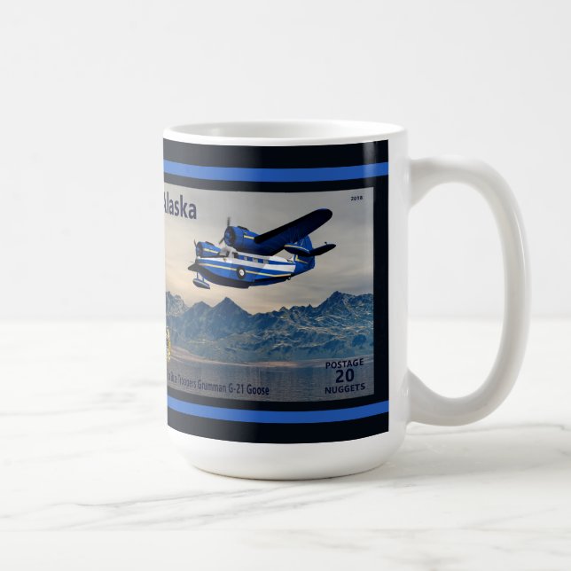 Grumman G-21 Goose - Alaska Postage Coffee Mug (Right)