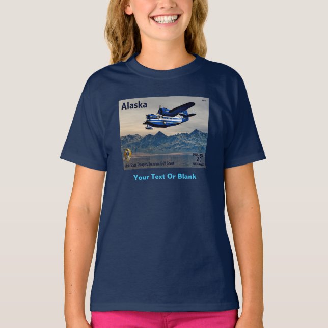 Grumman G-21 Goose - Alaska Postage T-Shirt (Front)
