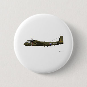 Grumman OV-1 Mohawk 6 Cm Round Badge