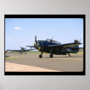 Grumman TBM Avenger. (plane_WWII Planes Poster