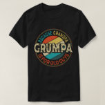Grumpa Because Grandpa is for Old Guys Fathers Day T-Shirt<br><div class="desc">Get this funny saying outfit for your special proud grandpa from granddaughter, grandson, grandchildren, on father's day or christmas, grandparents day, or any other Occasion. show how much grandad is loved and appreciated. A retro and vintage design to show your granddad that he's the coolest and world's best grandfather in...</div>