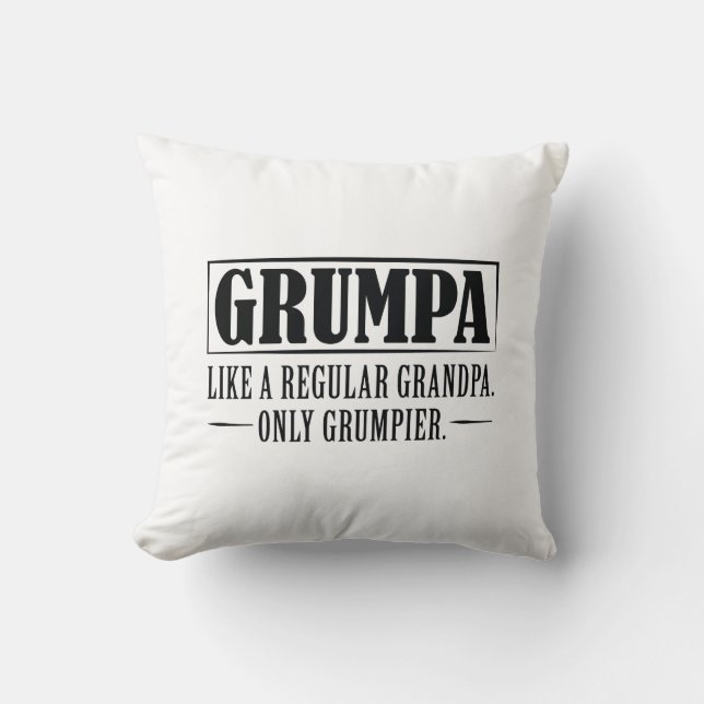 Grumpa Cushion (Front)