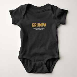 Grumpa Lover Grumpa Like A Regular Grandpa Baby Bodysuit