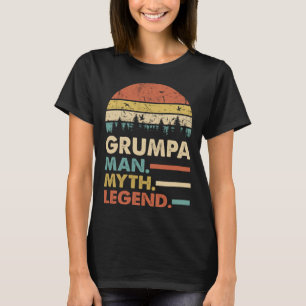 Grumpa Man Myth Legend Vintage Men Retro Classic G T-Shirt