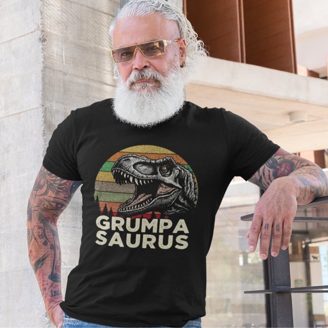 Grumpa Saurus Dinosaur Father's day T-Shirt (Creator Uploaded)