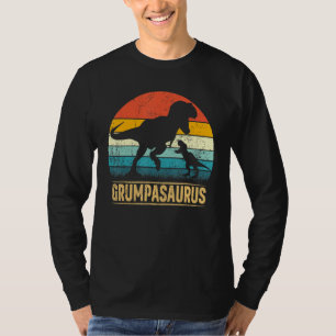 Grumpa Saurus T Rex Dinosaur Grumpasaurus Father' T-Shirt