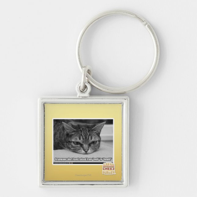 Grumpage Alert Key Ring (Front)