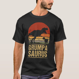 Grumpasaurus Rex Family Dinosaur Rex Dino Fathers T-Shirt