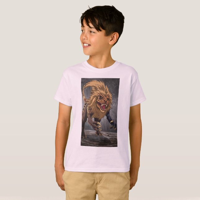 grumpish dangerous T.Rex T-Shirt (Front Full)