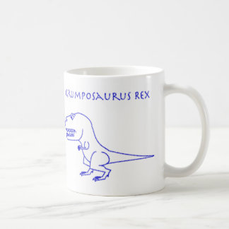Grumposaurus Rex Blue Crayon Mug