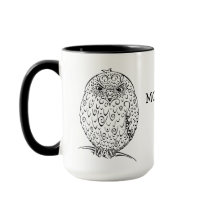 Grumpy African Barred Owlet Design