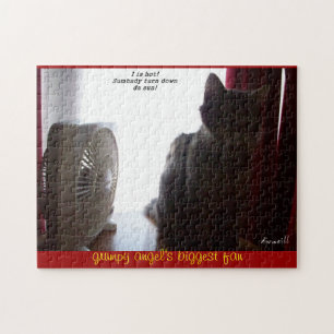 Grumpy Angel's biggest fan Jigsaw Puzzle