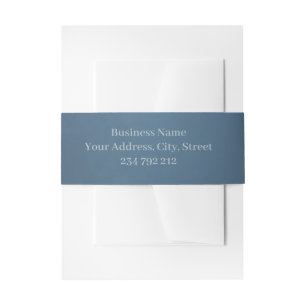 Grumpy Bird on Monday. Invitation Belly Band