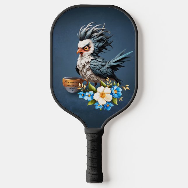 Grumpy Bird on Monday.  Pickleball Paddle (Front)