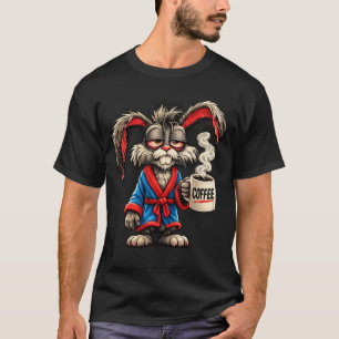 Grumpy Bunny Coffee Funny T-Shirt