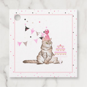 Grumpy Cat Birthday Party Favour Tags