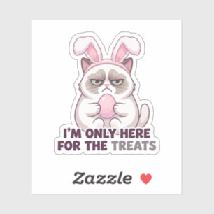 Grumpy Cat Bunny Ears I'm Only Here for Treats