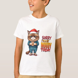 Grumpy Cat Christmas Mood T-Shirt