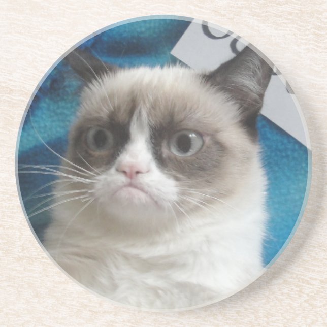 Grumpy Cat Coasters (Front)