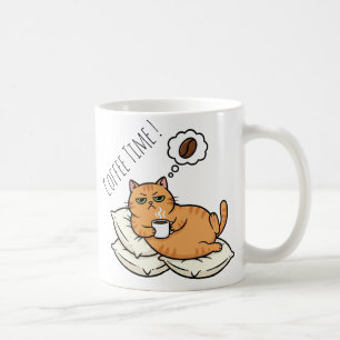 Grumpy Cat Coffee Time Ceramic Mug