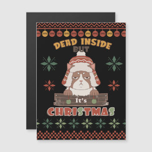 Grumpy Cat Dead Inside   Ugly Christmas