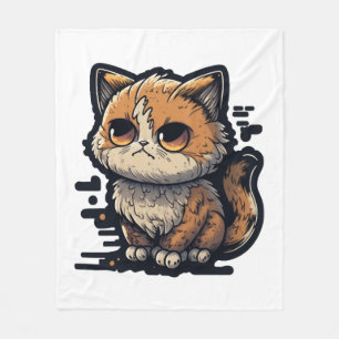 Grumpy Cat Fleece Blanket