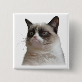 Grumpy Cat Glare Button