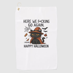 Grumpy Cat Halloween Classic T-Shirt Golf Towel