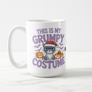 Grumpy Cat Halloween Costume Funny Holiday Animal Coffee Mug