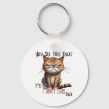 Grumpy cat Keychain