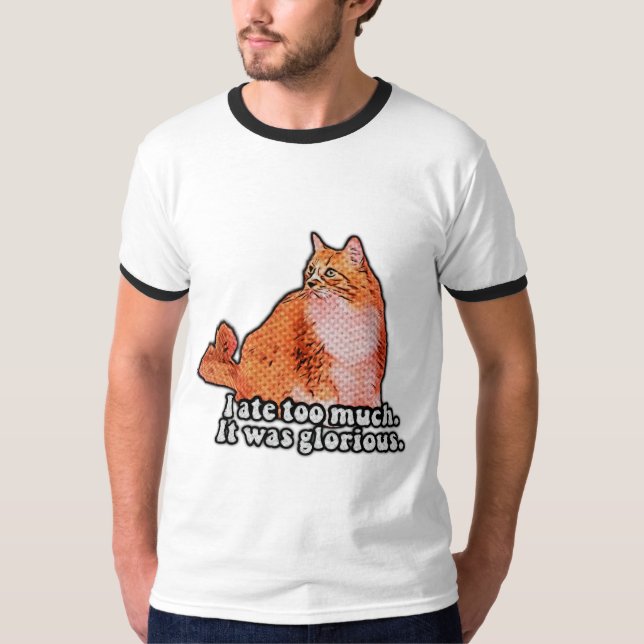 Grumpy cat meme for cat persons and kitten lovers T-Shirt (Front)