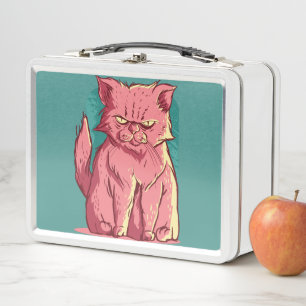 Grumpy Cat Metal Lunch Box