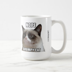 Grumpy Cat Mug - NOPE. GRUMPY CAT"
