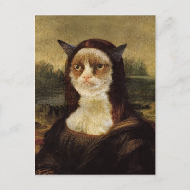 Grumpy Cat Postcard (Front)