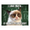 Grumpy Cat Poster- I love math it makes people cry