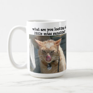 Grumpy Cat, sarcastic, Little Miss Sunshine Coffee Mug