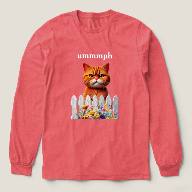 Grumpy Cat uuuumph Tri-Blend Shirt (Design Front)