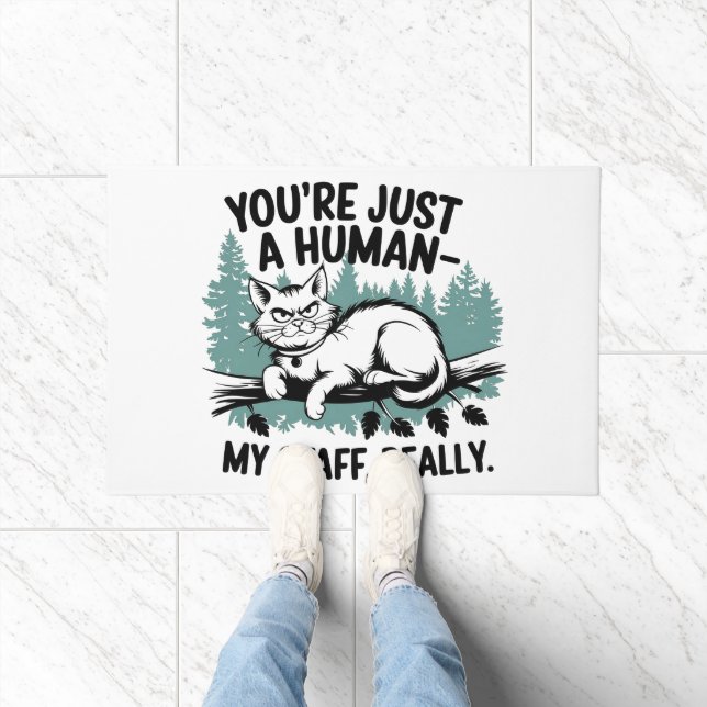 Grumpy Cat – 'You're Just a Human, My Staff Really Doormat (Indoor)