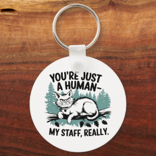 Grumpy Cat – 'You're Just a Human, My Staff Really Key Ring