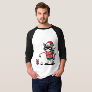 Grumpy Cat's Christmas Mischief Funny Cat T-Shirt