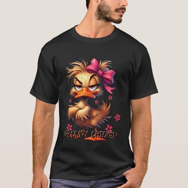 Grumpy Chicken T-Shirt (Front)