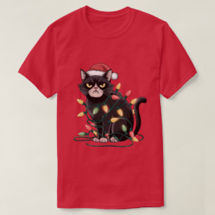 Grumpy Christmas Cat T-Shirt